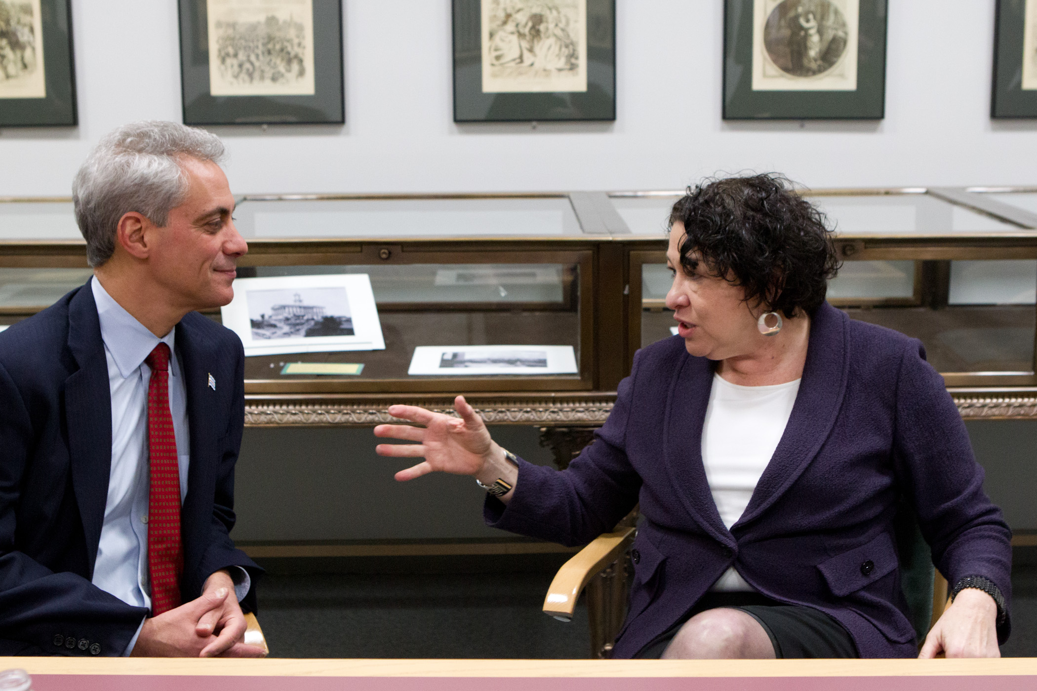 Sonia Sotomayor and Mayor Emanuel